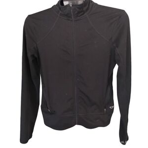Champion Women's Small Black Duo Dry Zip up Athletic Casual Jacket